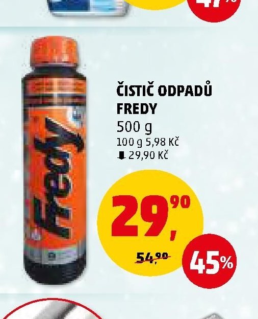 ČISTIČ ODPADŮ FREDY 500 g