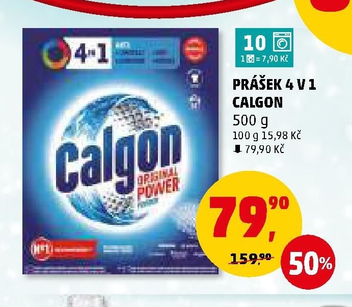 Prášek 4 v 1 Calgon