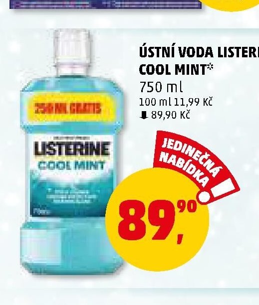 Ústní voda Listerine Cool Mint