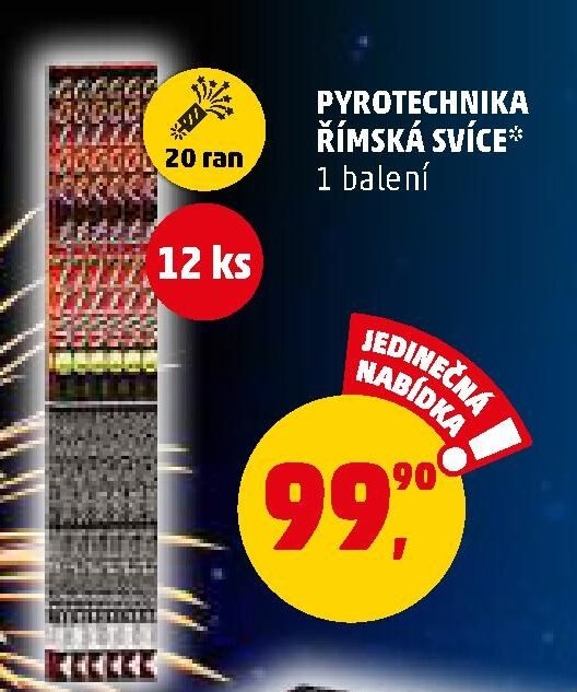 PYROTECHNIKA ŘÍMSKÁ SVÍCE