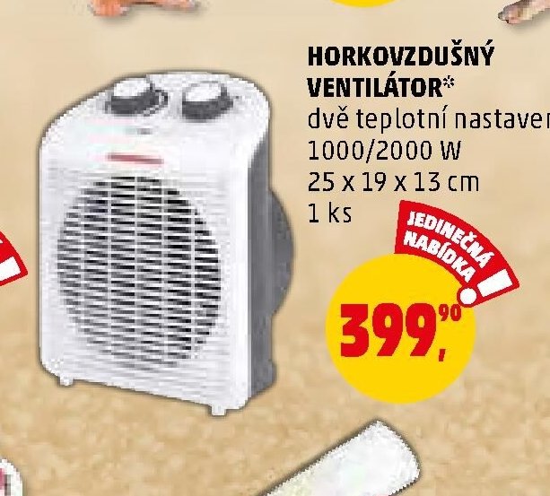 HORKOVZDUŠNÝ VENTILÁTOR