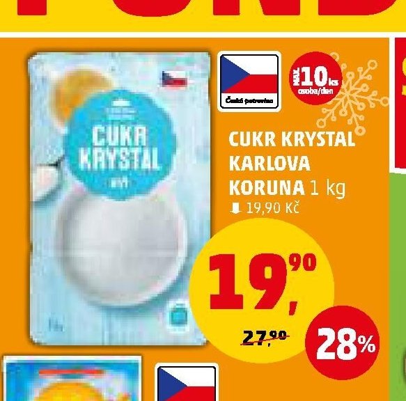 Cukr krystal Karlova koruna