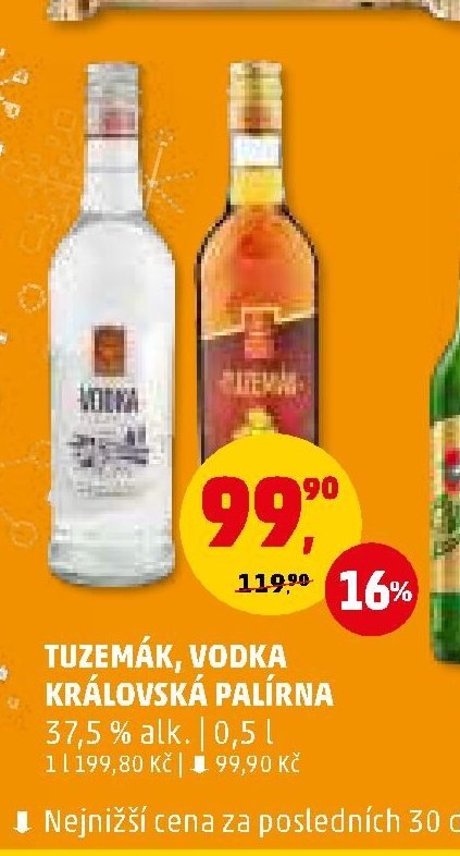 Tuzemák, Vodka Královská palírna