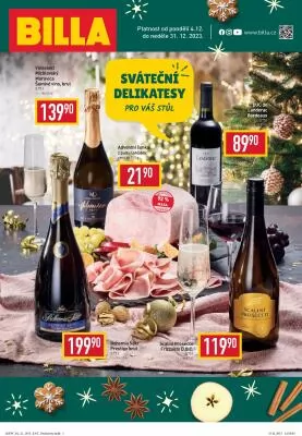 akční leták BILLA 4.12.2023-31.12.2023