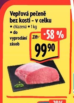 Vepřová pečeně bez kosti
