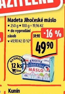 Madeta Jihočeské máslo