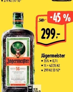 Bylinný likér Jägermeister