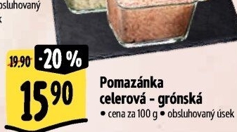 Celerová pomazánka - grónská
