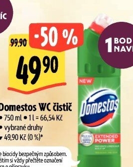 Čistič WC gelový Domestos