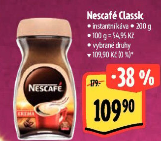 Instantní káva Nescafé Classic