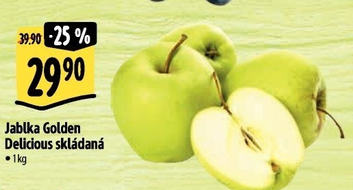 Jablka Golden Delicious
