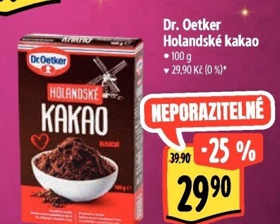 Kakao holandské Dr. Oetker