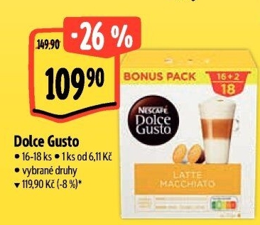 Kapsle Dolce Gusto Nescafé