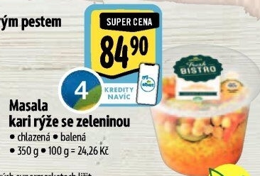 Kari rýže Masala se zeleninou Albert Fresh Bistro