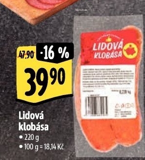 Klobása Lidová
