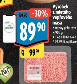 Maso mleté vepřové