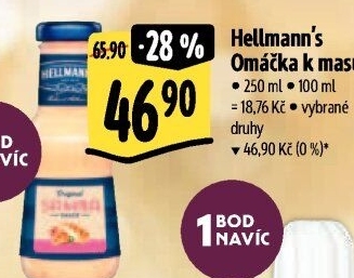 Omáčky k masu Hellmann'