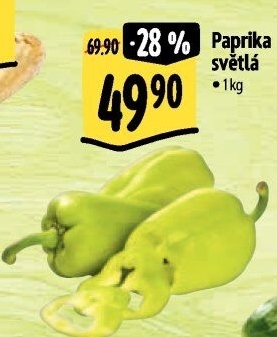 Paprika světlá