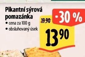 Pikantní sýrová pomazánka