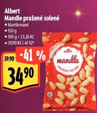 Pražené mandle Albert