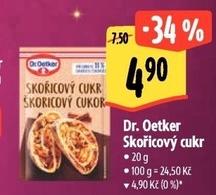 Skořicový cukr Dr. Oetker