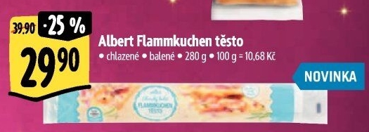 Těsto Flammkuchen Albert