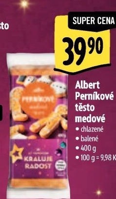Těsto perníkové medové Albert