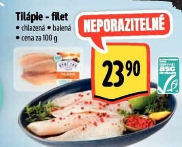 Tilápie nilská filety Albert