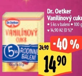 Vanilínový cukr Dr. Oetker