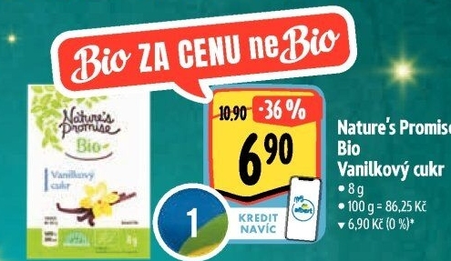 Vanilkový cukr bio Nature'