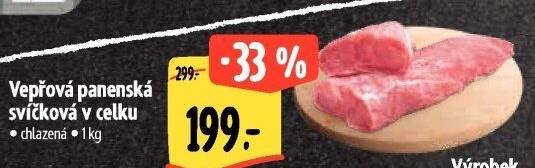 Vepřová panenská svíčková