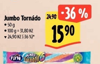 Želé Jumbo Tornado Fini