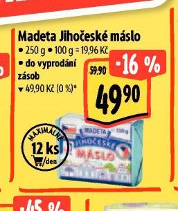 Madeta Jihočeské máslo