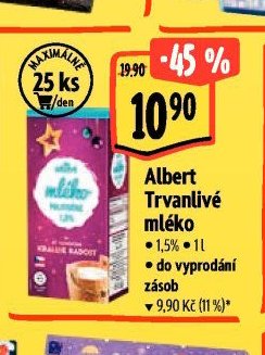 Albert Trvanlivé mléko