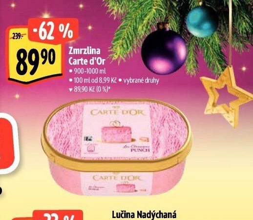 Zmrzlina Carte d'Or
