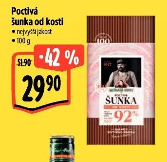 Poctivá šunka od kosti