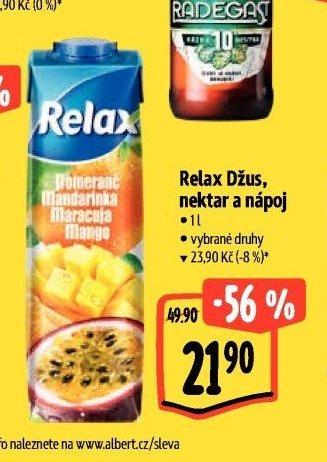 Relax Džus, nektar a nápoj