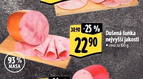Dušená šunka nejvyšší jakosti