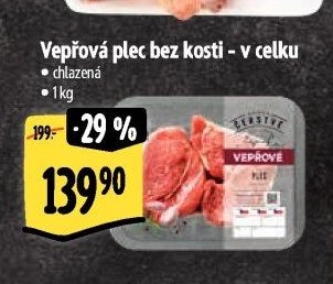 Vepřová plec bez kosti - v celku