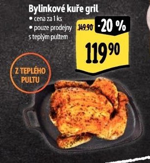 Bylinkové kuře gril