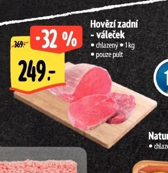 Hovězí zadní - váleček