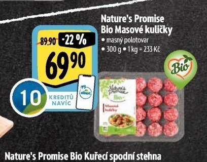 Nature's Promise Bio Masové kuličky