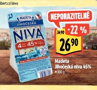 Madeta Jihočeská niva 45%