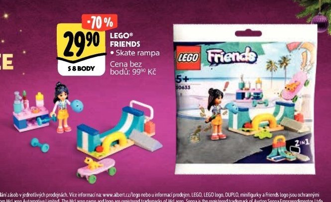LEGO Friends Skate rampa