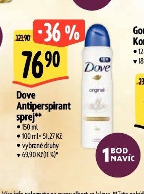 Dove Antiperspirant sprej