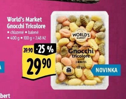 World's Market Gnocchi Tricolore