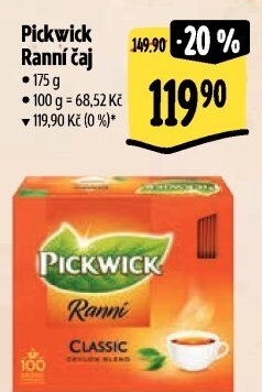 Čaj černý Ranní Pickwick