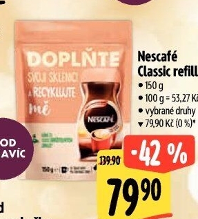 Instantní káva Nescafé Classic