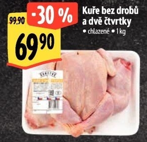 Kuře + 2 čtvrtky Albert