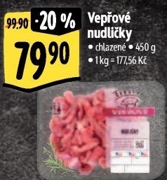 Maso vepřové nudličky Albert